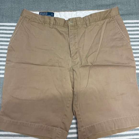 Ralph Lauren Other - Ralph Lauren Polo 100% Cotton Khaki Chino Shorts‎ Size 34